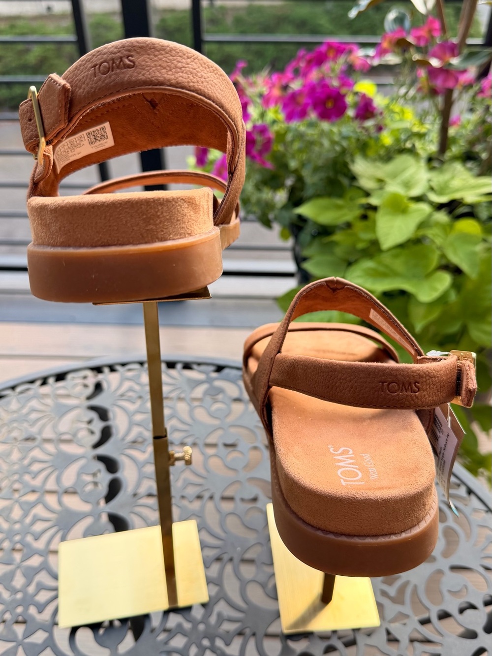 SOLD *** Tom’s Marin Strap Sandal - Vegan Nubuck - NWT - Women’s 9 EU 40 - Picture 5 of 9